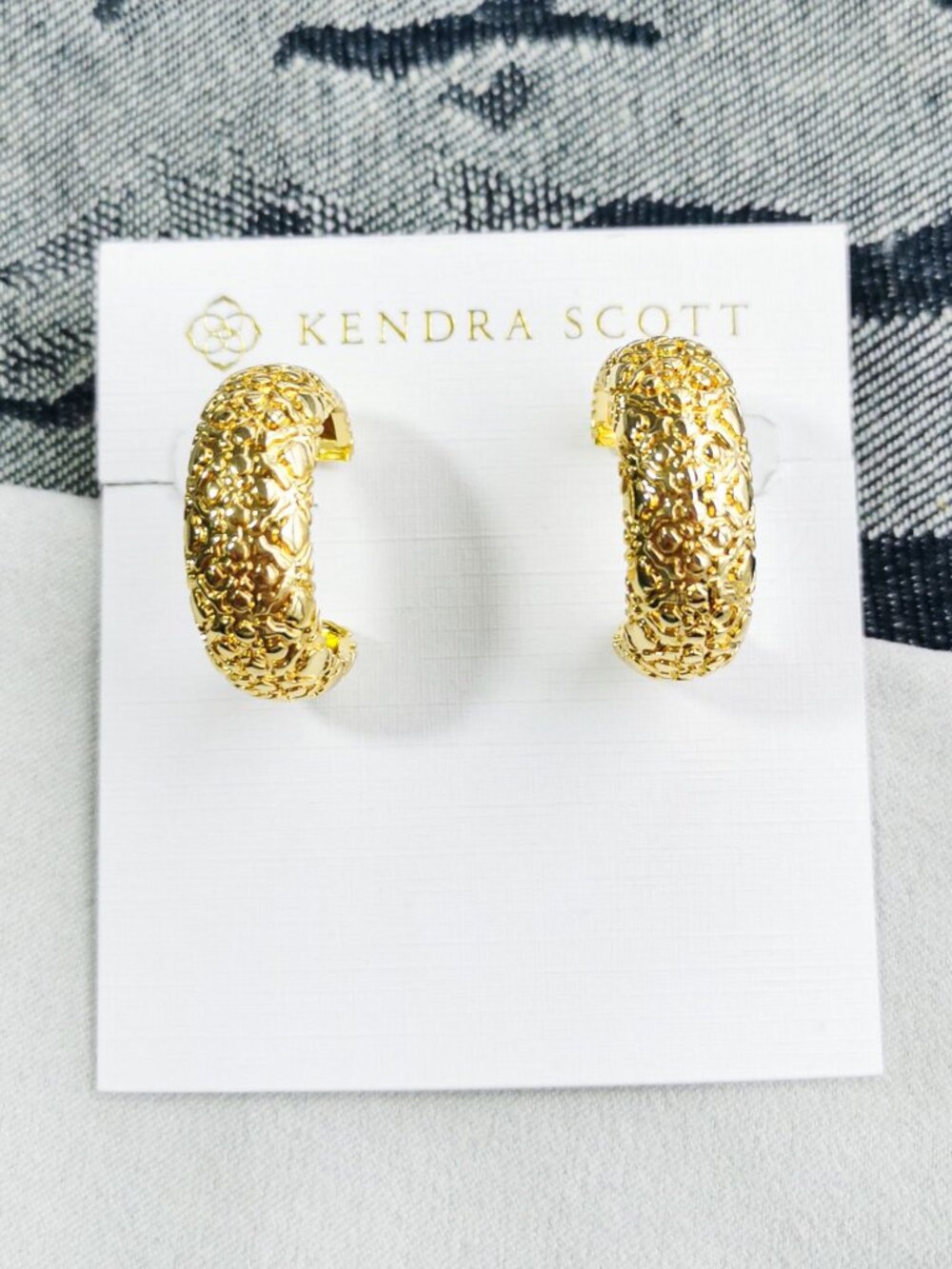 Kendra Scott Gold Small Hoop Earrings - Harper